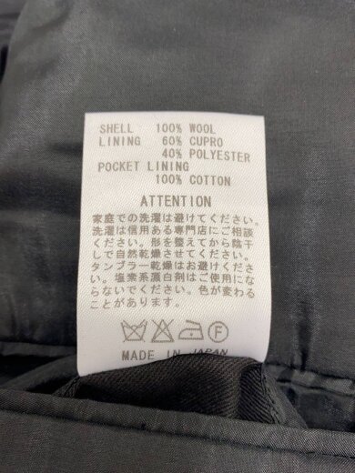 商品画像：16AW/THE BLACK RUDE OVER DUB/テーラードジャケット/3/ウール/BLK 5