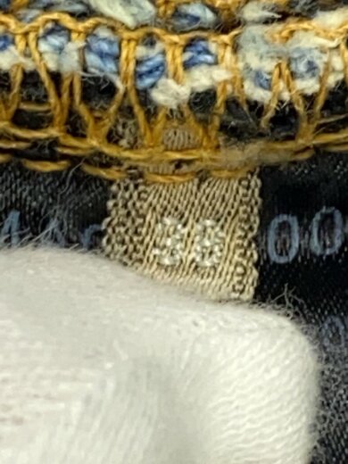 商品画像：リボンデニムパンツ/ペイント・ダメージ加工/38/デニム/BLU/MA04FP001 5