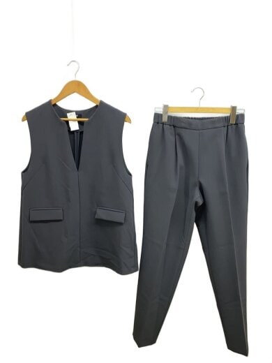 商品画像：24SS/Vネックベストパンツセット/GRY/セットアップ/L/12-4310005 1