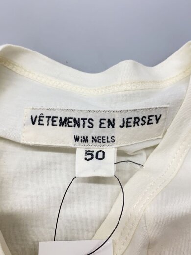商品画像：VETEMENTS EN JERSEY/ポケT/長袖Tシャツ/50/コットン/WHT/1269-311-0562 3