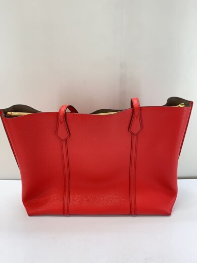 商品画像：ペリートリプルコンパートメントトートバッグ/レザー/RED 3