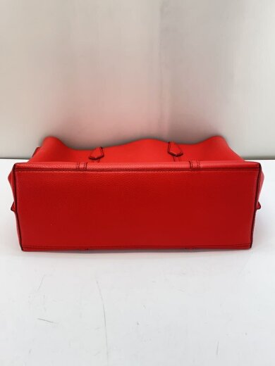 商品画像：ペリートリプルコンパートメントトートバッグ/レザー/RED 4