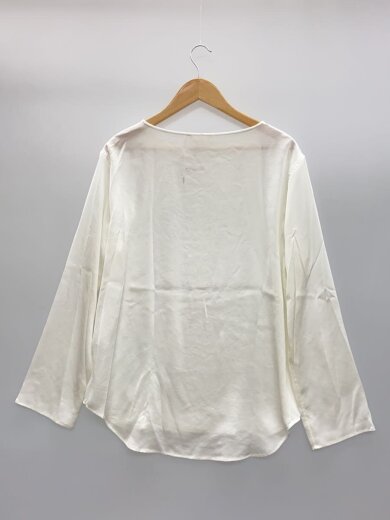 商品画像：24SS/サテンボートブラウス/38/トリアセテート/WHT/DNZ1041204A0003 2