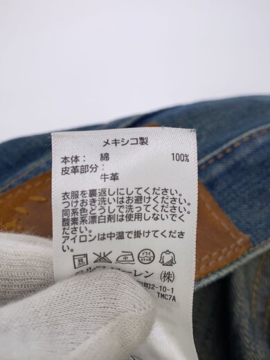 商品画像：星条旗三角タグ/SLIM/ダメージ加工デニムパンツ/30/IDG/788530076007// 6