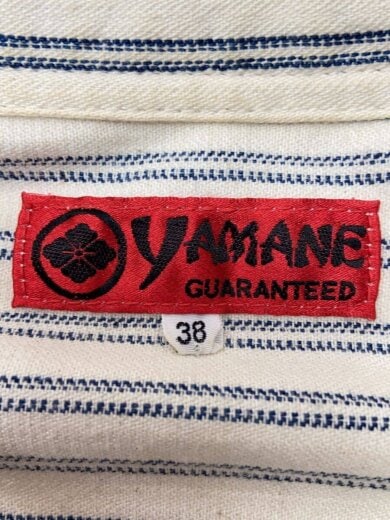 商品画像：カバーオール/38/コットン/WHT/ストライプ 3