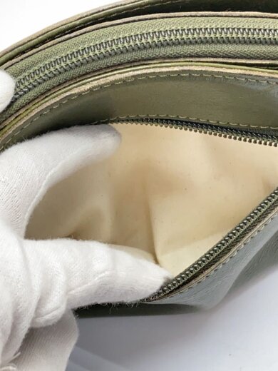 商品画像：ショルダーバッグ/レザー/KHK 9