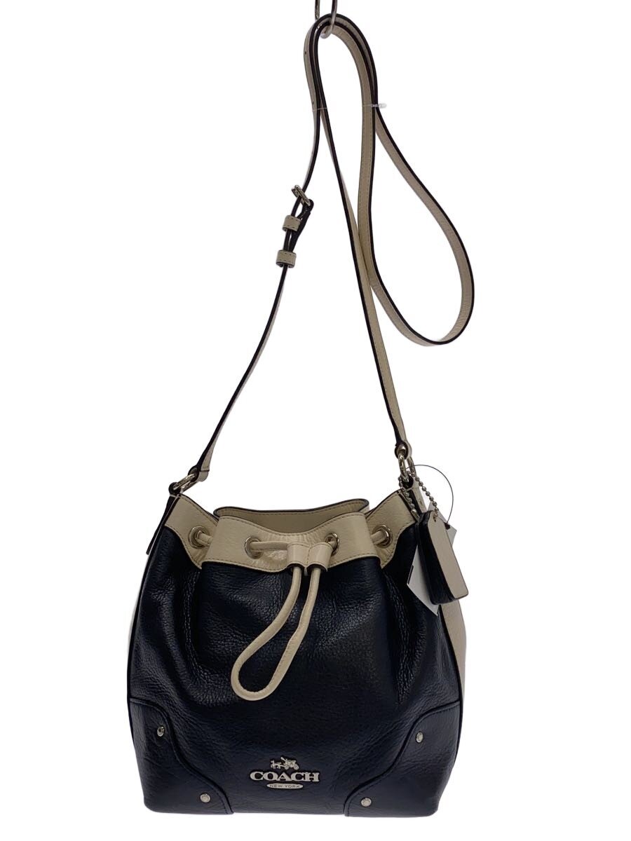 COACH / ショルダーバッグ/--/NVY/無地/F37682