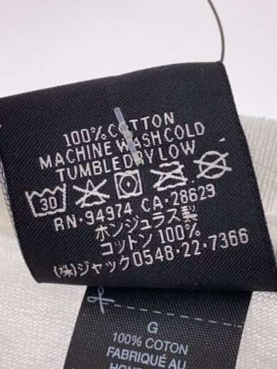 商品画像：Tシャツ/L/コットン/WHT/25M1905147 4