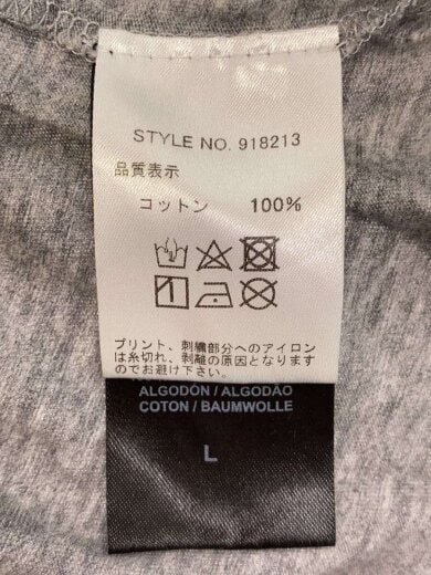 商品画像：21SS/CHIMES OF FREEDOM/フロントパッチ/Tシャツ/L/コットン/GRY/918213 4