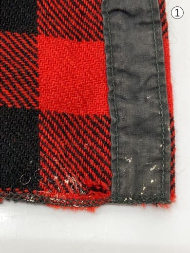 商品画像：CHILL CHASER/長袖シャツ/60S/ウール/RED/チェック/穴有 5