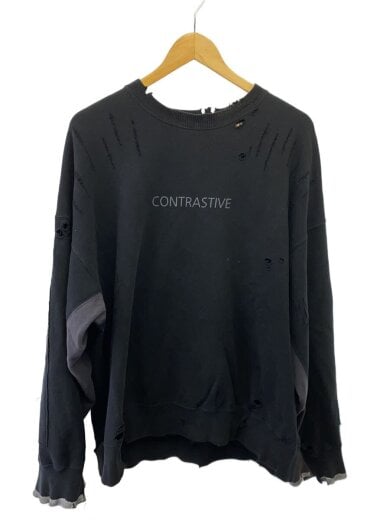 商品画像：OVERSIZED REBUILD SWEAT LS/S/コットン/NVY/ST-441 1