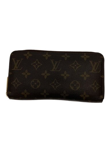 商品画像：2)ジッピー・ウォレット_モノグラム・キャンバス/PVC/BRW/レディース 1