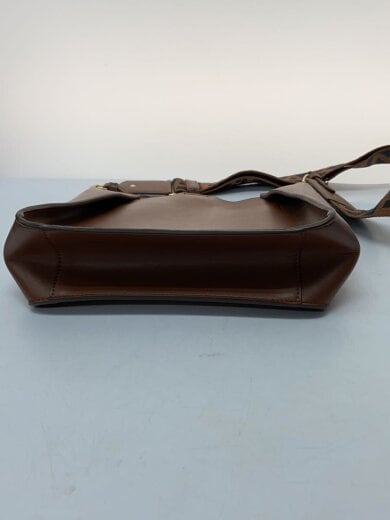 商品画像：ロゴショルダーバッグ/レザー/BRW 5