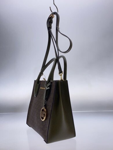 商品画像：ショルダーバッグ/レザー/BRW/総柄/35S1GM9M2B// 2