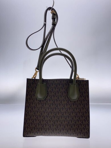 商品画像：ショルダーバッグ/レザー/BRW/総柄/35S1GM9M2B// 3