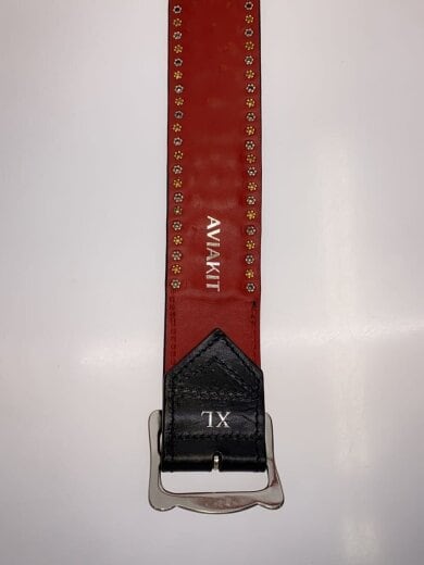 商品画像：DEATH OR GLORY BELT/AVIAKIT/スタッズ/レザー/BLK/メンズ/キズ、スレ有 5