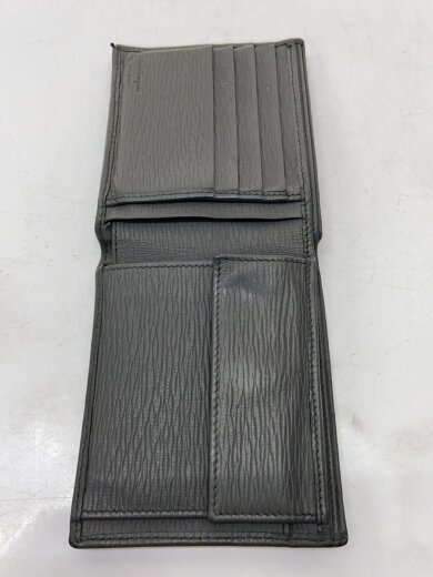 商品画像：2つ折り財布/レザー/BLK/メンズ/薄汚れあ// 4