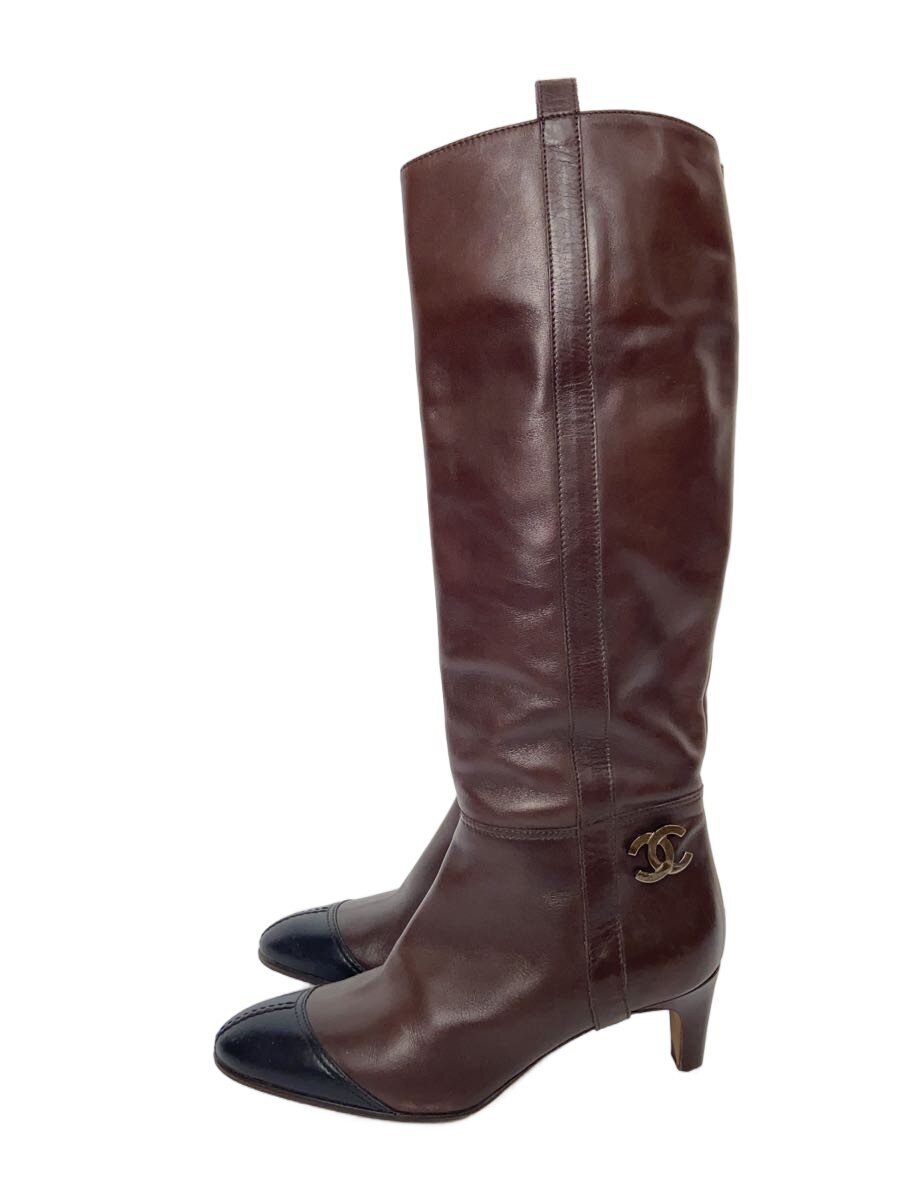 CHANEL / ブーツ/36/BRW/ソール割れ
