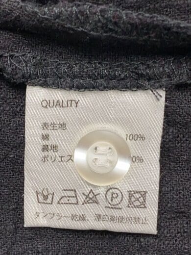 商品画像：半袖シャツ/XL/コットン/BLK/無地 4