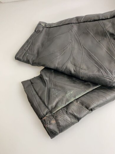 商品画像：レザージャケット・ブルゾン/L/羊革/BLK/無地 5