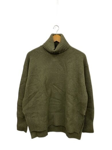 商品画像：ニット・セーター(厚手)/M/ウール/KHK/無地 1