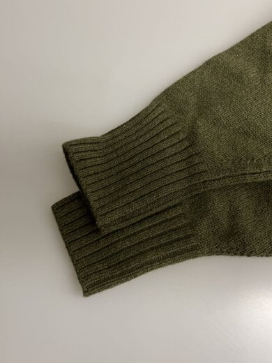 商品画像：ニット・セーター(厚手)/M/ウール/KHK/無地 5