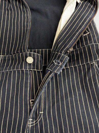 商品画像：オールインワン/M/コットン/NVY/ストライプ 3