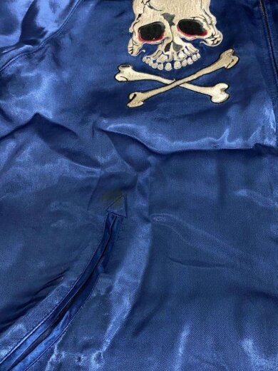 商品画像：スカジャン/L/レーヨン/BLK 8