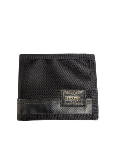 商品画像：2つ折り財布/ナイロン/BLK/メンズ/703-07976 1