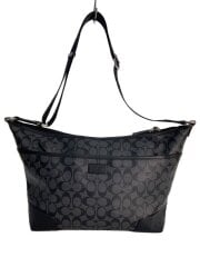 ショルダーバッグ_シグネチャー_総柄/PVC/GRY/総柄