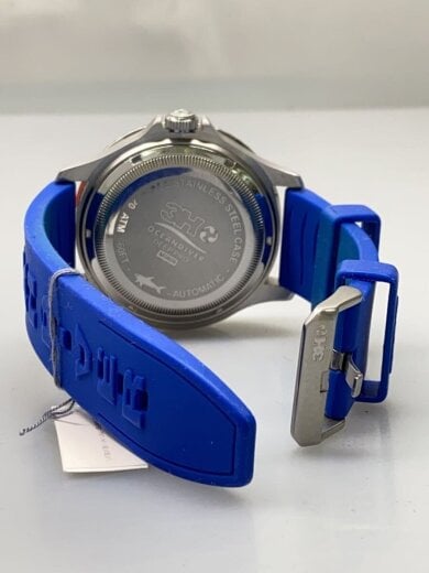 商品画像：自動巻腕時計/アナログ/ラバー/BLU/BLU 4