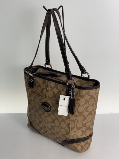 商品画像：トートバッグ_シグネチャー_ヘリテージ_ブラックレザー/キャンバス 2