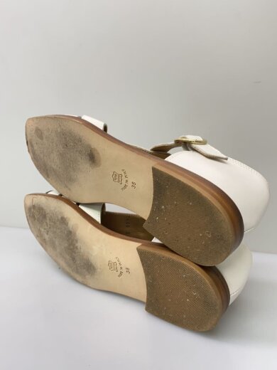 商品画像：サンダル/36/WHT/レザー/7450 4