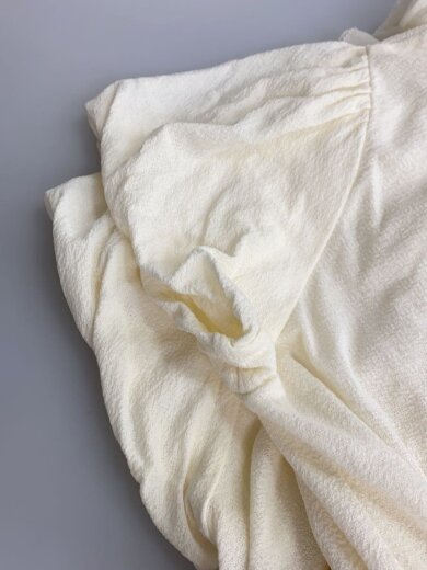 商品画像：半袖ブラウス/M/コットン/IVO/無地/WMBLKNiS1G00016 5