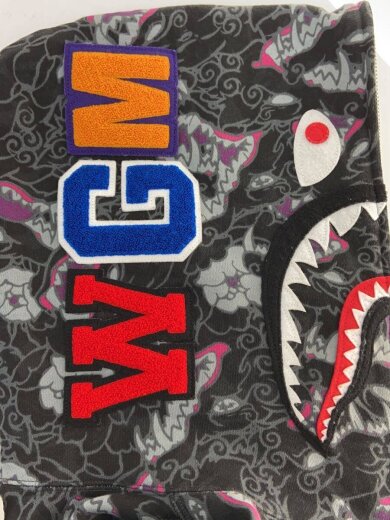 商品画像：SHARK/ジップパーカー/L/コットン/BLK/001ZPK801007M 7