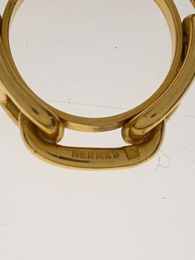 画像：HERMESリング/--/21号/GLD/メンズ3