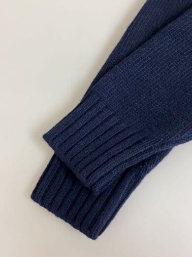 商品画像：ニット・セーター(厚手)/L/ウール/NVY 5