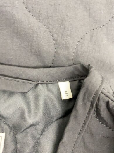 商品画像：キルティングジャケット/5/ナイロン/BLK/FA42-117-02 4