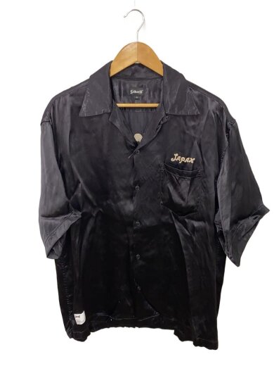 商品画像：半袖シャツ/XL/レーヨン/BLK/782-5123019 1