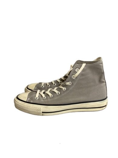 画像：CONVERSEハイカットスニーカー/UK9.5/GRY/キャンバス/4EHR1