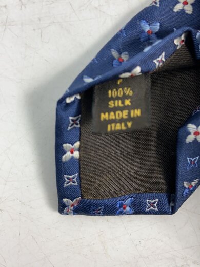 商品画像：ネクタイ/シルク/NVY/総柄/メンズ 4