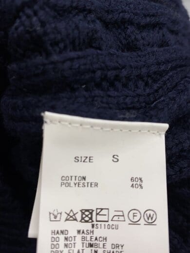 商品画像：カーディガン(薄手)/S/コットン/NVY/12-02-24-02108 4