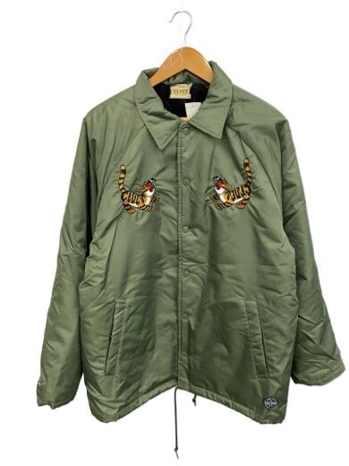商品画像：ナイロコーチジャケット/L/ポリエステル/GRN 1