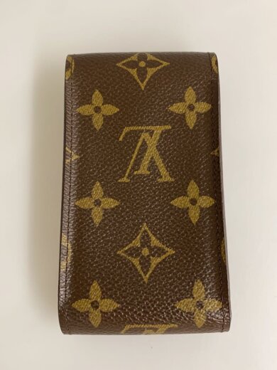 商品画像：エテュイ・シガレット_モノグラム・キャンバス/PVC/BRW/総柄/メンズ 2