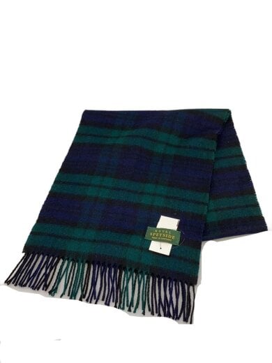 商品画像：マフラー/ウール/GRN/チェック/メンズ 1