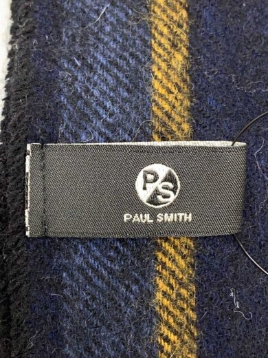 商品画像：マフラー/ウール/NVY/ボーダー/メンズ/PY-Z4-53531 2