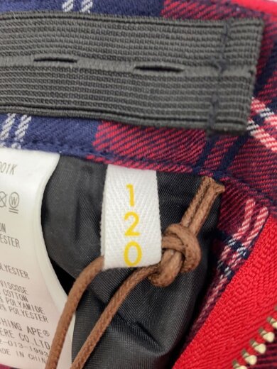 商品画像：ボトム/120cm/コットン/RED/チェック/001SP1803001K 5