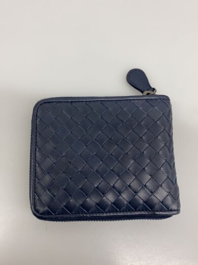 商品画像：2つ折り財布/レザー/NVY/メンズ 2