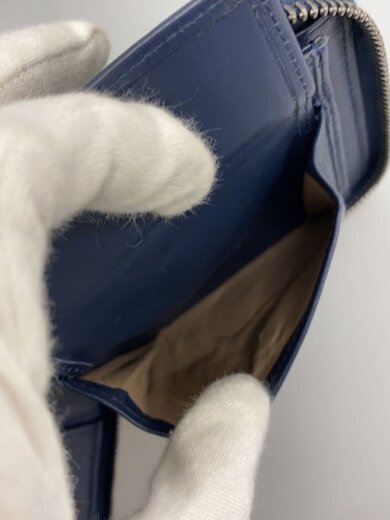 商品画像：2つ折り財布/レザー/NVY/メンズ 5