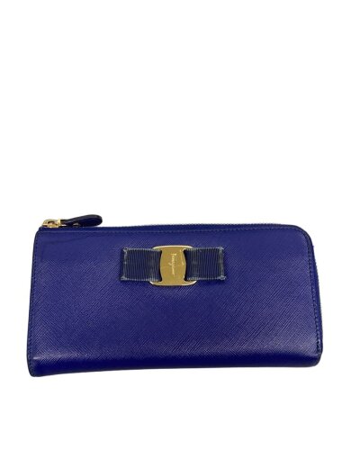 商品画像：長財布/レザー/BLU/レディース 1